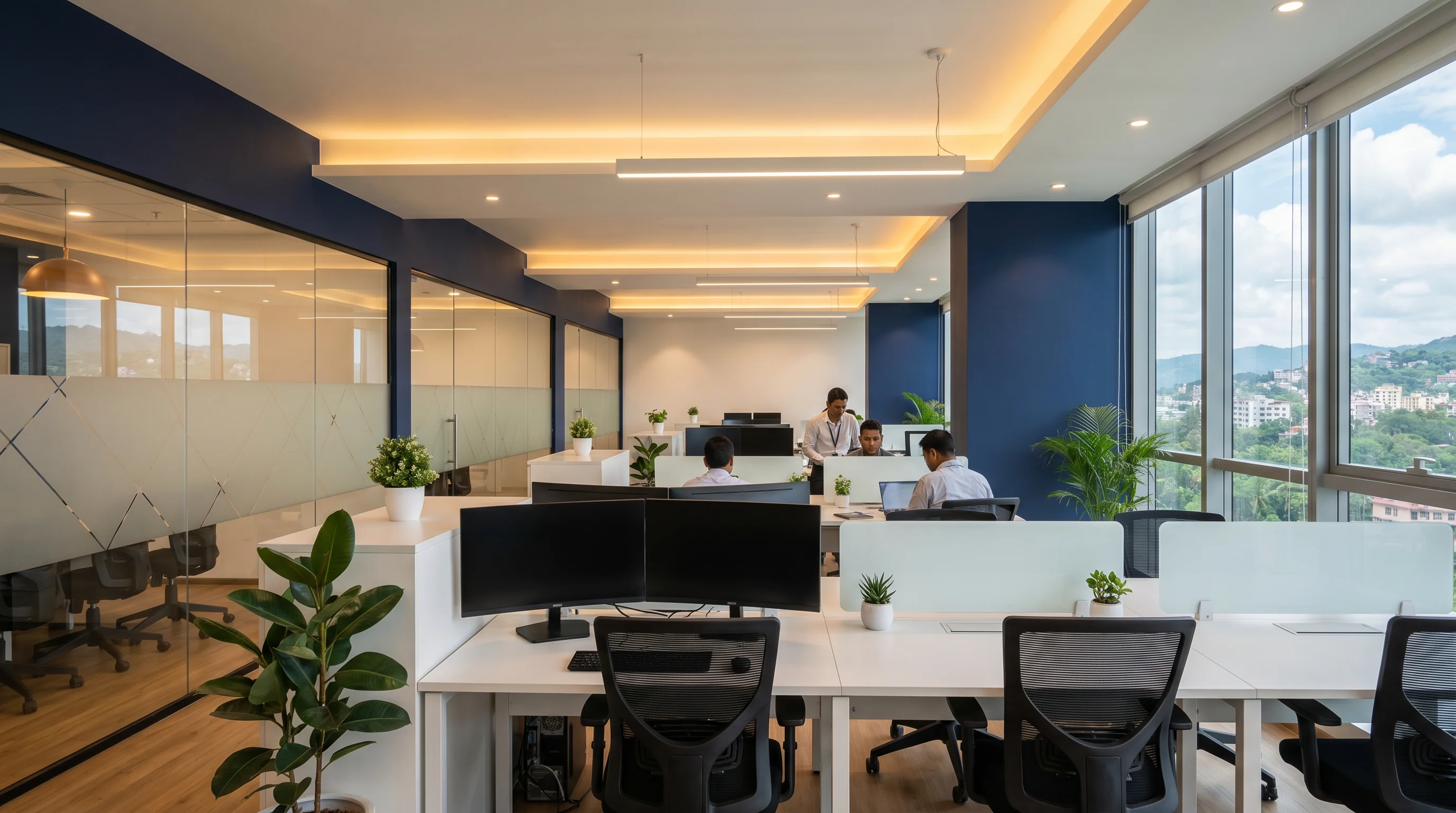 Dev Anna 360 office workspace at Monal Tower, Guwahati